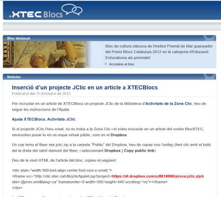 Portal Xtec Blocs