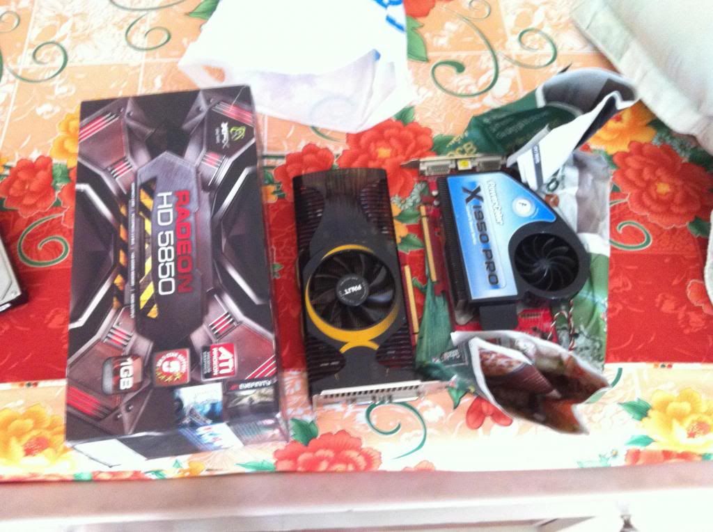 xác VGA, tản nhiệt CPU, nguồn Delta, máy in màu, linh tinh