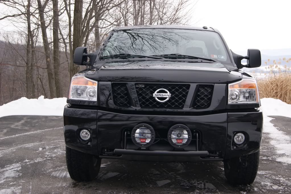 Nissan titan front light bar