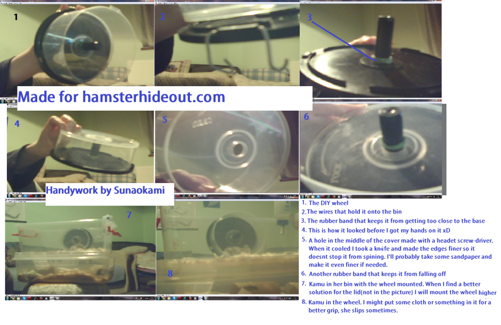 DIY hamster wheel Hamster Diaries
