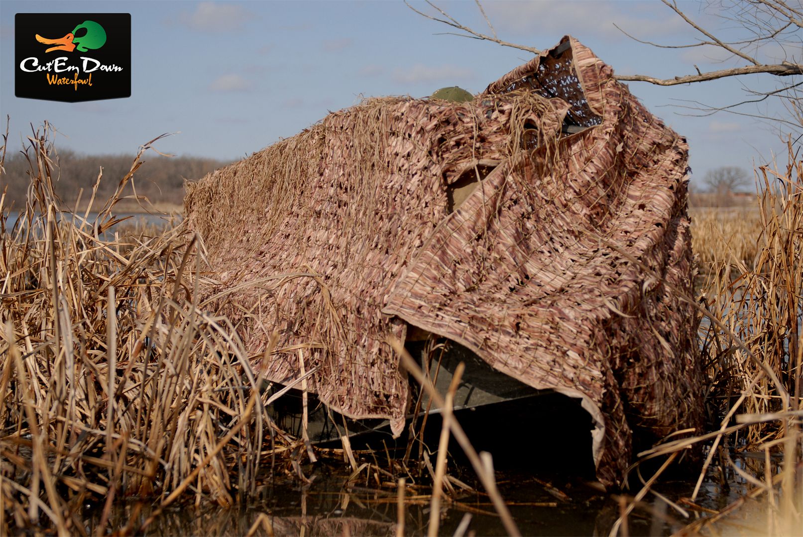 AVERY GREENHEAD GEAR GHG QUICK SET BLIND CAMO NET 17 TO 19 FEET MARSH