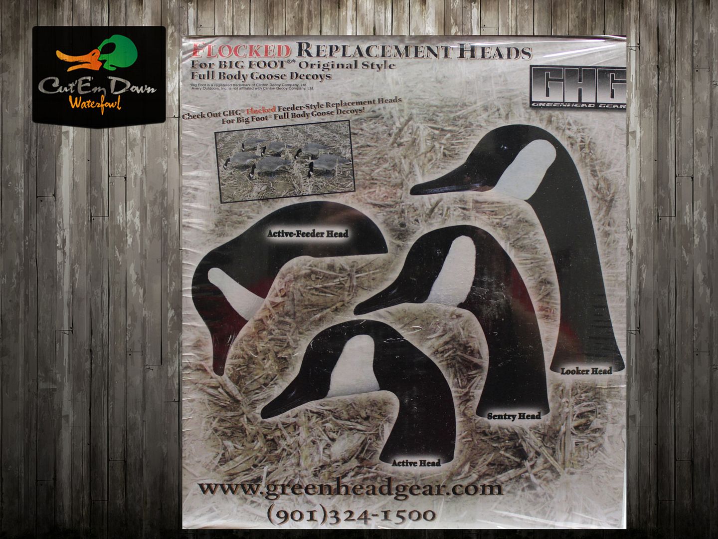 AVERY GREENHEAD GEAR GHG REPLACEMENT HEADS FOR BIGFOOT FULL BODY FB GOOSE DECOYS eBay