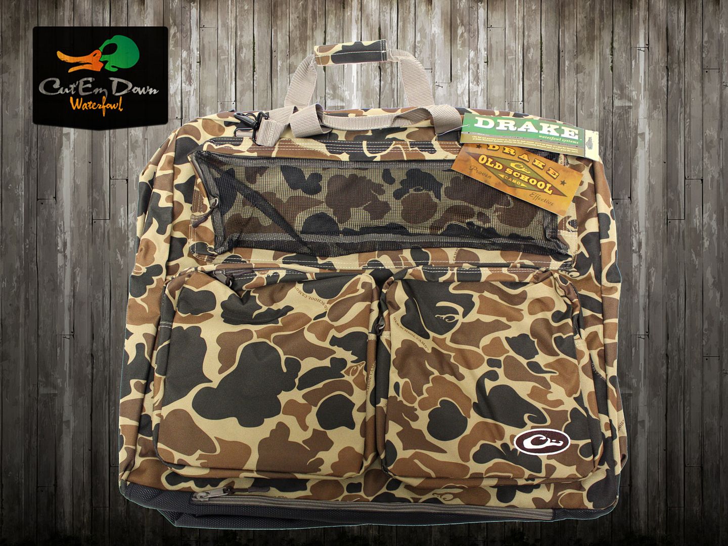 DRAKE WATERFOWL SYSTEMS WADER BAG OLD SCHOOL CAMO eBay