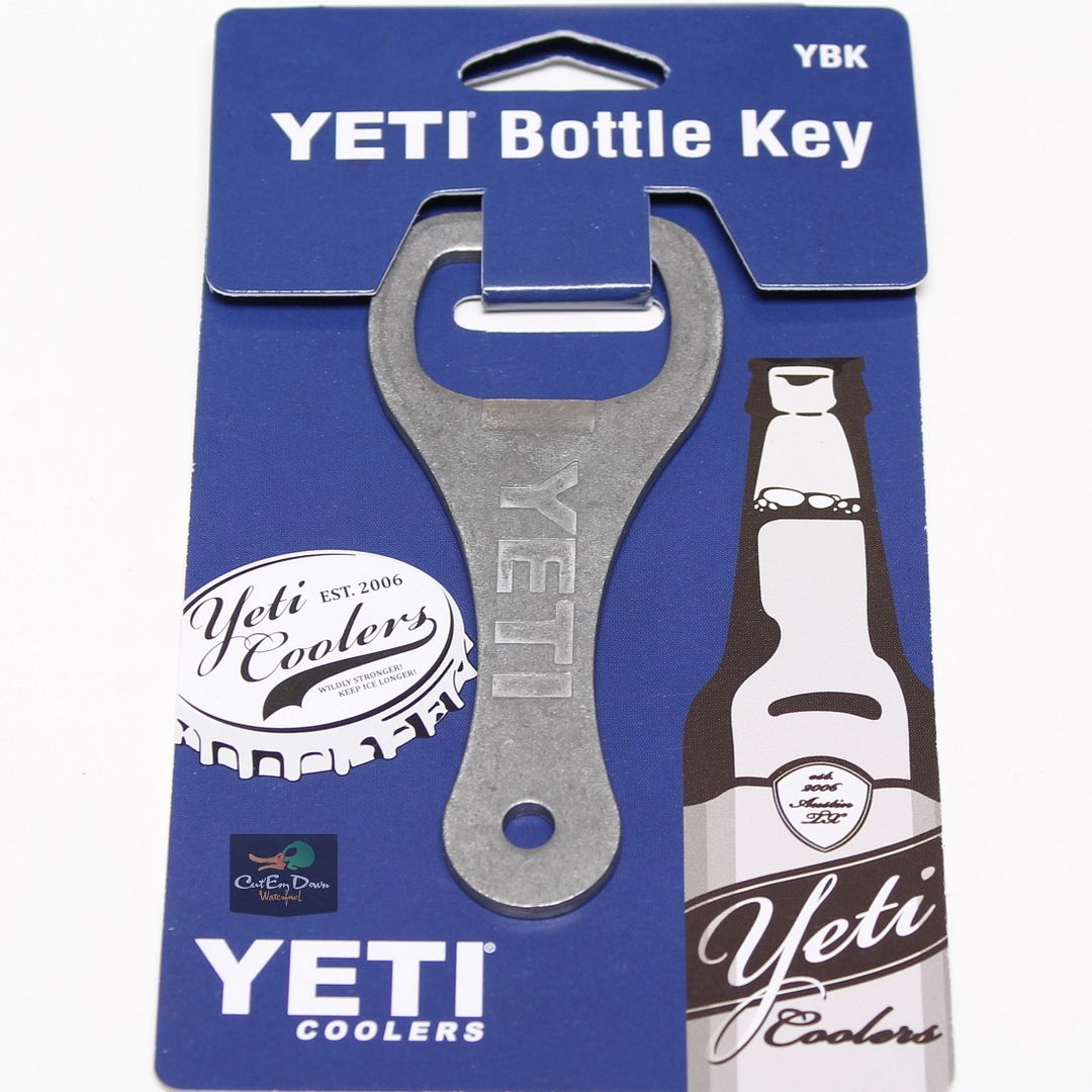 AUTHENTIC YETI COOLERS BOTTLE KEY OPENER TOOL KEYCHAIN STAINLESS STEEL