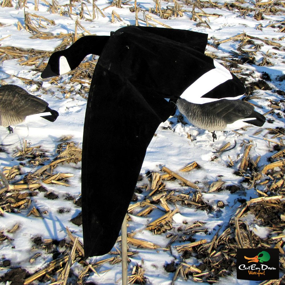 NEW HEAVY HAULER CUPPED AND COMMITTED FLYER FLAPPER CANADA GOOSE DECOY