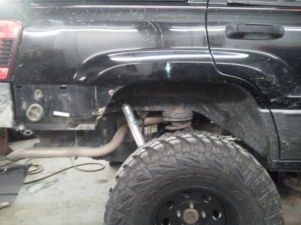 Wj rear fender trim writeup