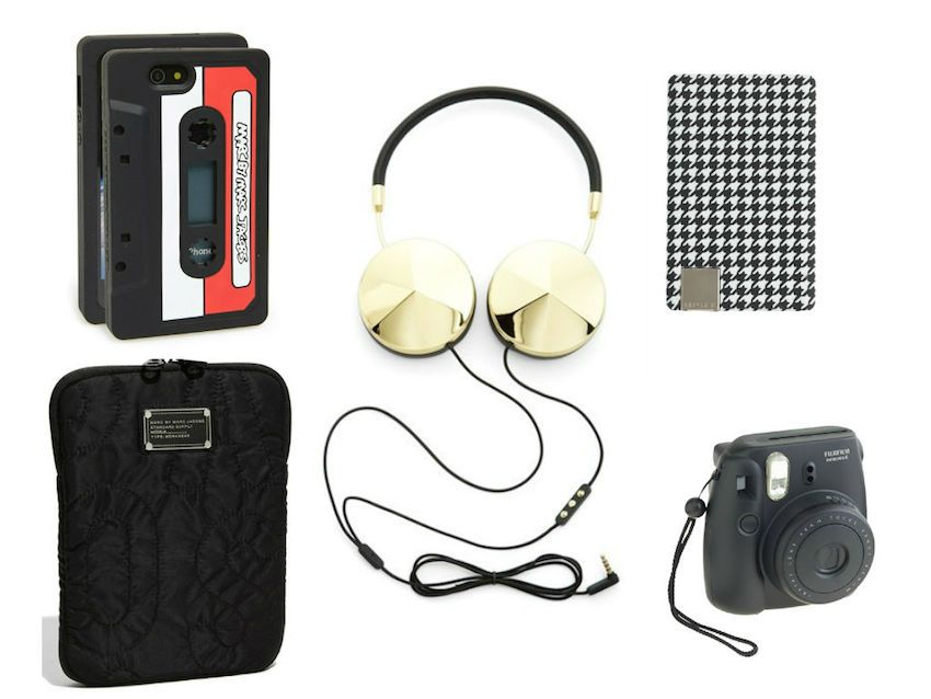 Holiday Gift Guide: Tech holiday tech accessories gifts, Marc by Marc Jacobs iPhone case, J.Crew, instax