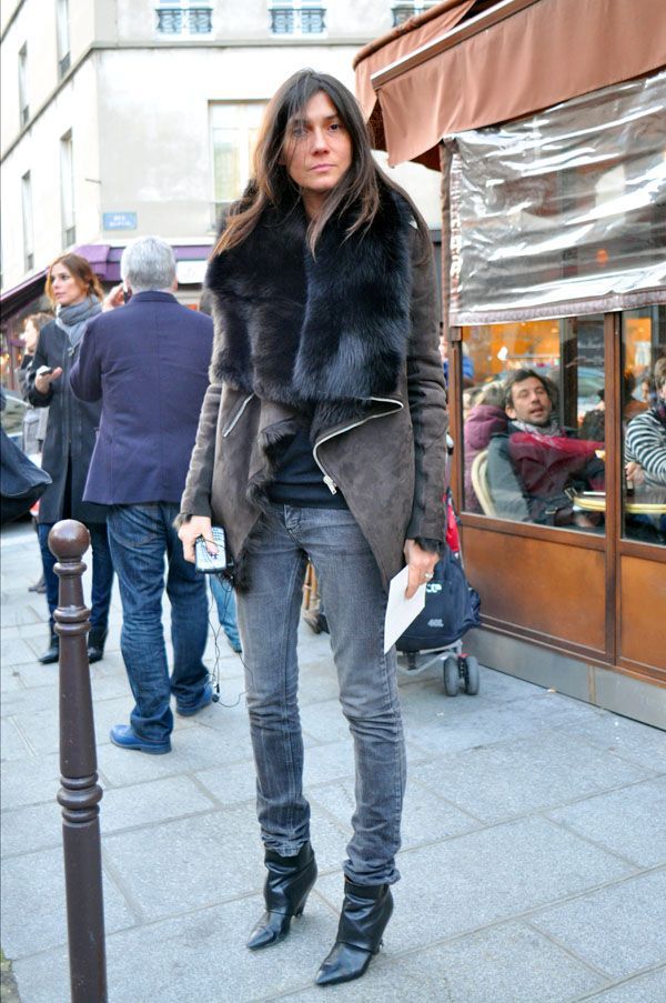 fall style inspiration emmanuelle alt emmanuelle alt rick owens jacket