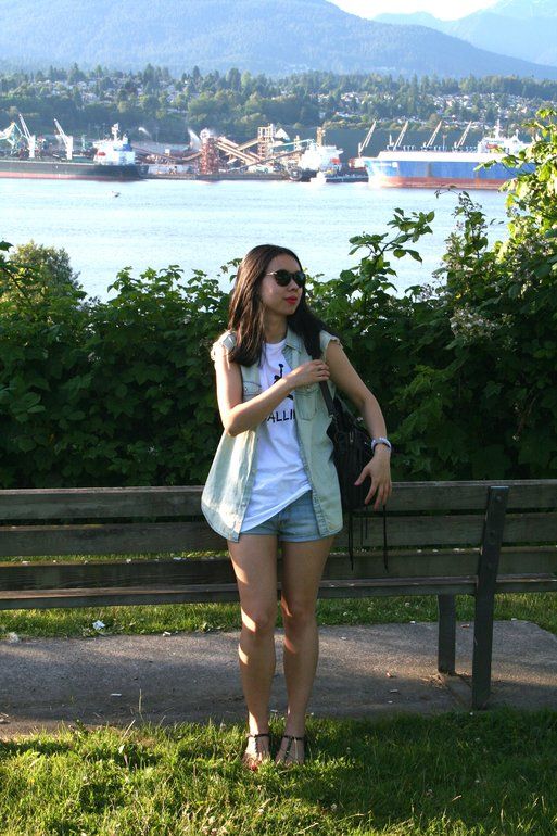 double denim 2 outfit firmoo sunglasses, aritzia tna arrowsmith denim shirt