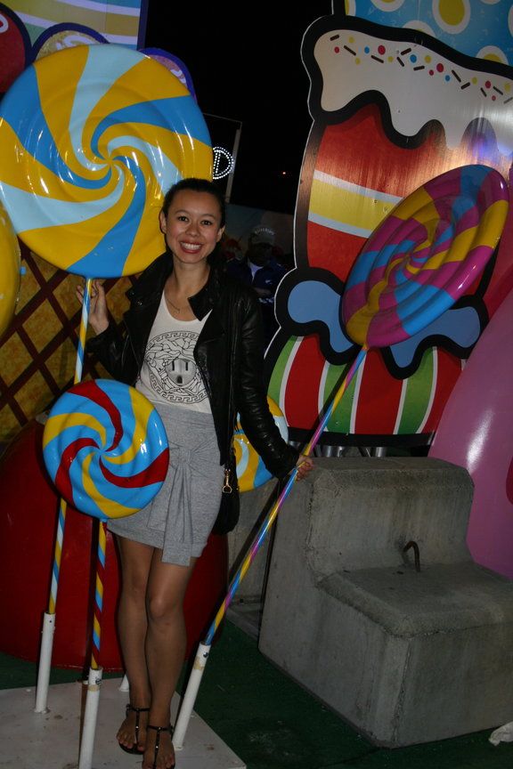 candyland outfit richmond night market, vancouver fashion, mackage kenya