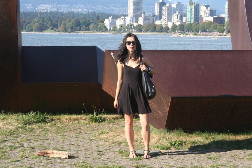 little black dress lbd, aritzia talula lipinski dress, Balenciaga Day hobo bag