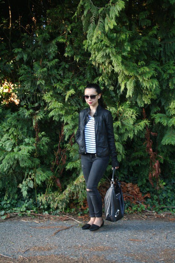 lost you outfit rick owens black leather jacket, firmoo sunglasses, balenciaga day hobo bag, fall outfit