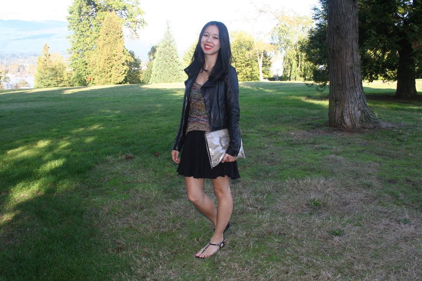 transition outfit vancouver outfit, mackage aritzia kenya leather jacket, balenciaga, chanel, wilfred, talula