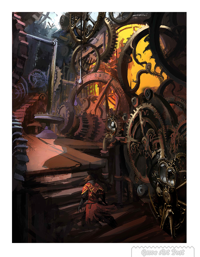 Castlevania Lord of Shadows Reverie Illustration Clock Tower