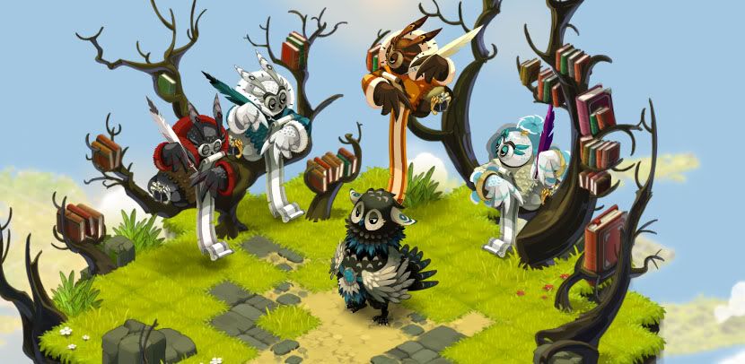 Selecting a nation in Wakfu owls of nations of wakfu