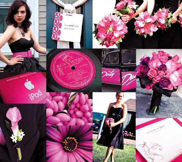 hot pink wedding Pictures, Images and Photos