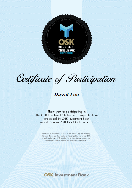 OSKIC certification