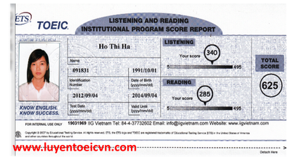 Kg lớp toeic chất lượng nhiều cấp độ, có thể tăng 100đ/2 tuần, có điểm hv tham khảo - 3