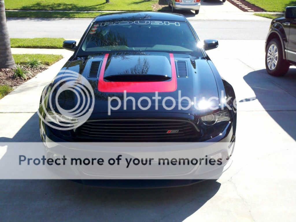 2013 Ford mustang roush hood scoop #10