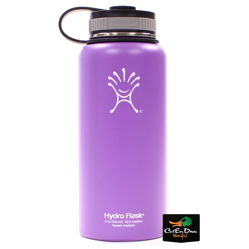 HYDRO FLASK 32OZ WIDE MOUTH INSULATED STAINLESS STEEL WATER BOTTLE ACAI ...