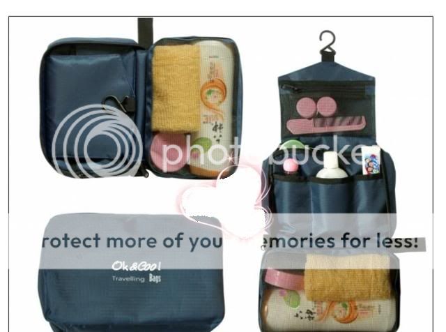 Hanging Toiletry Travel Kit Bathroom Utility Makeup Bag  