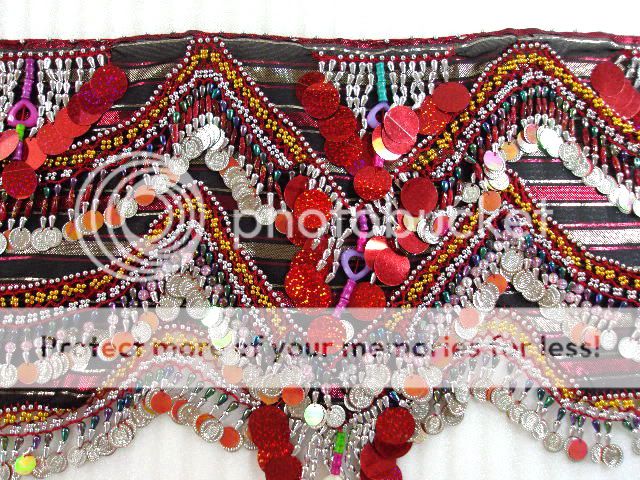 Belly Dance Dancing hip scarf luxury professional coin  