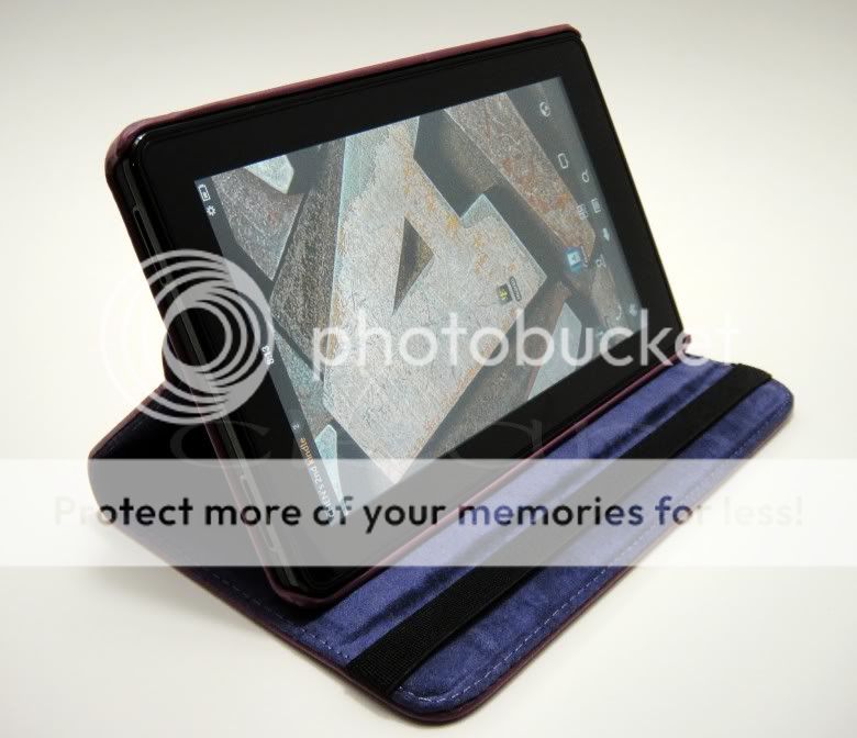  Kindle Fire Stylish 360° Rotating PU Leather Case w/Swivel 