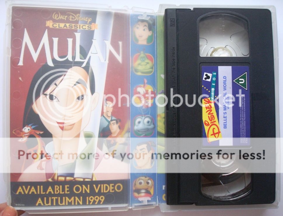   Disney Cartoon Film * Belles Magical World * VHS in English  