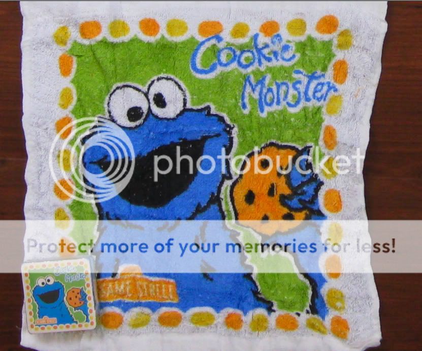 LOT Magic Towel Sesame Street kids Cookie monster Elmo OscaR  