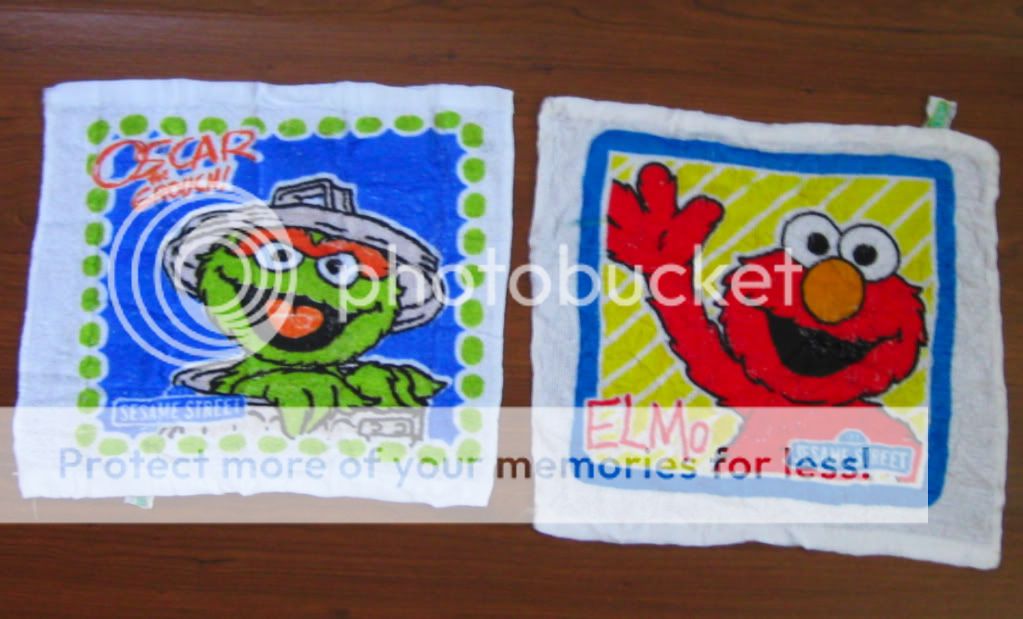 LOT Magic Towel Sesame Street kids Cookie monster Elmo OscaR  